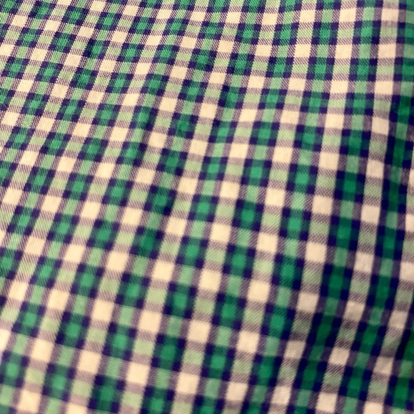Vineyard Vines Boys Button down whale Dress Shirt nwot worn once green purple - Picture 5 of 9
